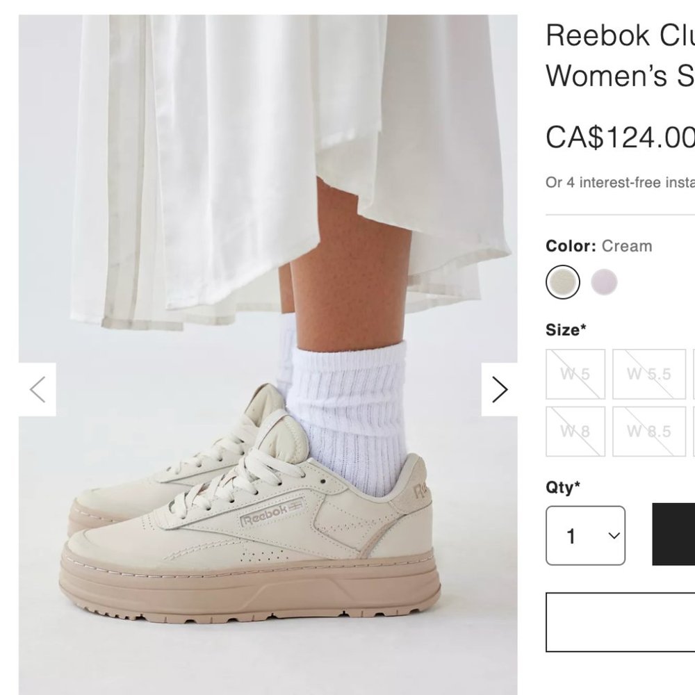 Reebok Club C Double Geo Sneaker